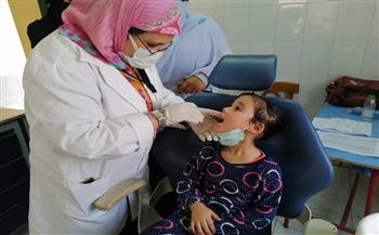الصحة: توقيع الكشف الطبي بالمجان على 1591 مواطنًا بقرية السوالم 