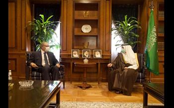 سفير مصر في الرياض يلتقي وزير الدولة للشؤون الخارجية السعودي