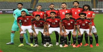 منتخب مصر يختتم تدريباته للقاء ليبيا غدًا
