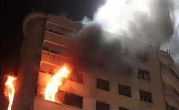 الحماية المدنية تسيطر علي حريق فى شقة سكنية بالبساتين