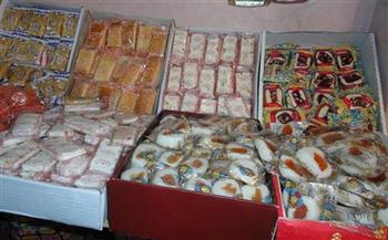 ضبط 367 كيلو حلوى مجهولة المصدر قبل بيعها للمواطنين في العاشر من رمضان