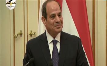 الرئيس السيسى: مصر ترغب فى الحصول فقط على حصتها من مياه النيل