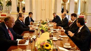 الرئيس السيسى يعرب عن تطلع مصر لتعميق العلاقات الاقتصادية مع المجر