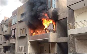 ماس كهربائي وراء اندلاع حريق هائل بشقة سكنية في المرج