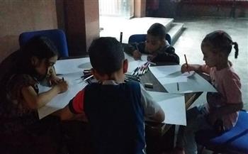 "ارسم ولون" ورشة فنية للأطفال بقصر ثقافة أسيوط