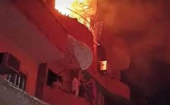 الحماية المدنية تسيطر على حريق شقة سكنية بالوراق