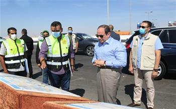 بسام راضي: الرئيس يتفقد أعمال تطوير الطرق والمحاور وإنشاء خطوط انحدار الصرف الرئيسي بالقاهرة