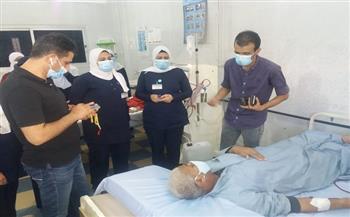 مدير صحة الإسماعيلية يفاجئ مستشفى القصاصين بالزيارة 