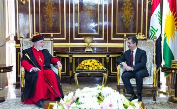أوضاع المسيحيين بالعراق وسوريا في لقاء رئيس حكومة كردستان وبطريرك كنيسة المشرق الآشورية