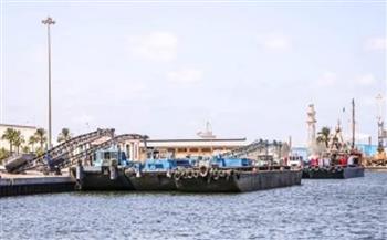 ميناء دمياط: 133960 طنا رصيد صومعة الحبوب والغلال للقطاع العام