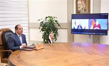 مُتحدّث الرئاسة: السيسى يؤكد للمستشارة الألمانية تقدير مصر لدورها الكبير فى تعزيز العلاقات بين البلدين