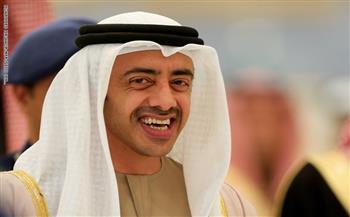 وزير الخارجية الإماراتي يبحث مع نظيرته البريطانية علاقات التعاون وتطورات الأوضاع في المنطقة