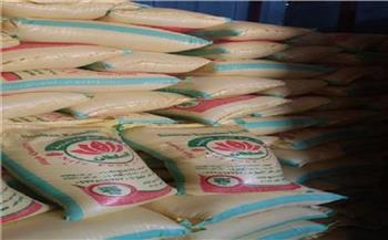ضبط 20 طن أرز مجهول المصدر بالغربية