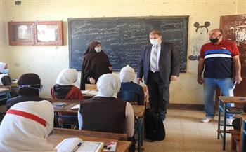 مدير تعليم المنوفية يتابع انتظام الدراسة في مدارس منوف والشهداء