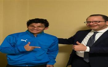 السفير المصري فى إثيوبيا يزور لاعب بيراميدز المُصاب