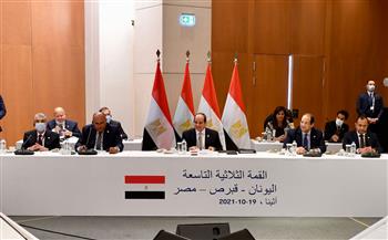 الرئيس السيسي يؤكد حرص مصر على دعم وتعميق العلاقات المتميزة مع اليونان