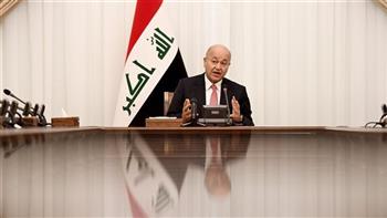 الرئيس العراقي: الانتخابات حدث تاريخي ومفصلي لتحقيق حياة حرة كريمة للمواطنين