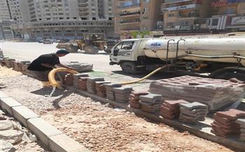 محافظ الإسكندرية: انتهاء 80% من أعمال تطوير طريق مصطفى كامل 