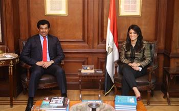 وزيرة التعاون تبحث مع السفير القطري الجديد سبل تطوير العلاقات