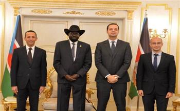 رئيس جنوب السودان يستقبل السفير المصري بمناسبة انتهاء فترة عمله