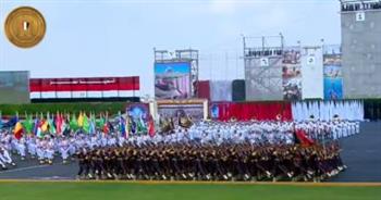 الرئيس السيسي يشهد مراسم تسليم وتسلم القيادة للدفعة الجديدة من طلاب كلية الشرطة
