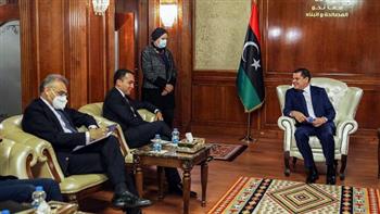 رئيس حكومة الوحدة الليبية يبحث مع وزير خارجية إيطاليا سبل تعزيز التعاون المشترك