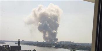 طلب التحريات حول حريق مخلفات في أبو النمرس