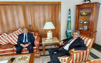 رئيس الأكاديمية العربية يبحث مع أمين مجلس وزراء الداخلية العرب سبل التعاون المشترك