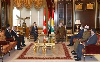 رئيس حكومة كردستان والسفير الكندي لدى العراق يناقشان التعاون الأمني