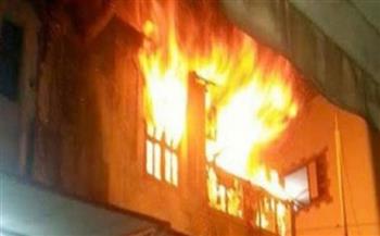 إصابة طفل في حريق شب داخل شقة سكنية بالهرم
