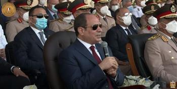 الرئيس السيسي: «شكرا لكل أسرة بتقدم أبنائها لصالح أمن مصر»