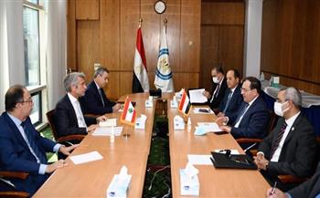 وزير البترول ونظيره اللبناني يتابعات إجراءات وصول الغاز المصري لبيروت