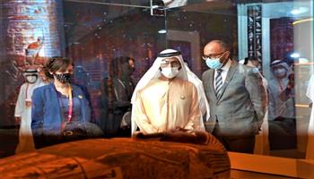 محمد بن راشد يزور جناح مصر في إكسبو 2020 دبي