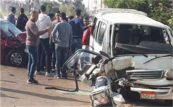 مصرع وإصابة 3 طالبات في حادث سير على طريق المحلة - طنطا