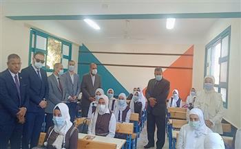 محافظ كفر الشيخ يتفقد المدرسة اليابانية بمدينة بيلا 