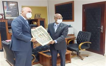 وزير الصحة الجيبوتي يستقبل السفير المصري لبحث سبل التعاون