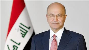 الرئيس العراقي يبحث مع رئيس تحالف "تقدم" التطورات السياسية بالبلاد