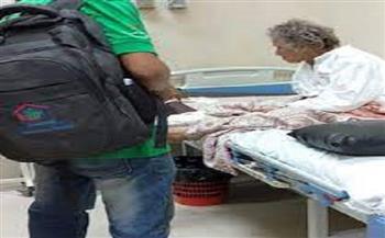 إنقاذ مسنة مريضة وتقديم الرعاية لها بمصر الجديدة