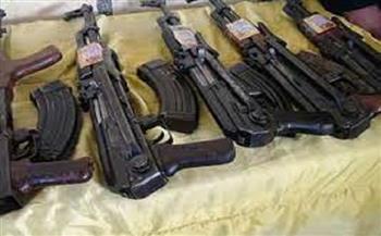 الداخلية : ضبط 58 قطعة سلاح نارى في حملة مداهمات بالمحافظات