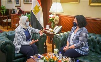 وزيرة الصحة تستقبل ممثل هيئة الأمم المتحدة للمرأة بمصر لبحث تعزيز التعاون