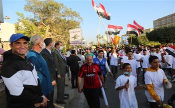 مسيرات حاشدةلشباب كفر الشيخ احتفالا بذكرى أكتوبر