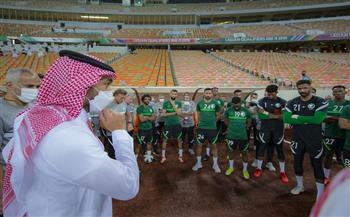 المنتخب السعودي يختتم تدريباته لمواجهة اليابان بتصفيات كأس العالم 2022