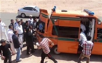 إصابة 6 أشخاص فى حادث تصادم في المنيا
