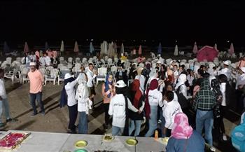 حفل ساهر لأطفال الدمج الثقافي على شواطئ بورسعيد