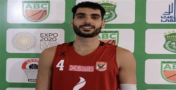 إيهاب أمين لاعب سلة الأهلي: نتمنى التتويج باللقب الأول للبطولة العربية