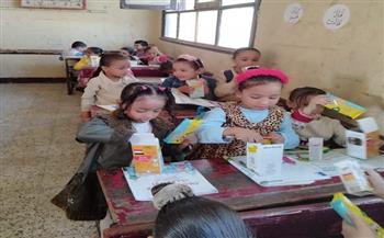 وجبات التغذية المدرسية يستفيد منها 492 ألفا و 872 تلميذا ببني سويف