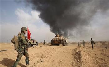 الجيش العراقي يدمر وكراً لتنظيم داعش الإرهابي جنوب الرطبة بمحافظة الأنبار