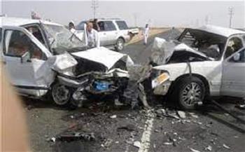 إصابة 12 شخصًا إثر فى حادث سير بالشيخ زايد