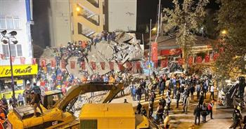 نجاة 21 شخصا من انهيار المبنى في تركيا