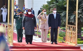 السيسي ورئيسة تنزانيا يشهدان توقيع عدد من مذكرات التفاهم بين البلدين